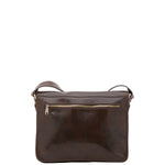 Borsa a tracolla da donna 100% pelle 5530-Tmoro I Fratelli