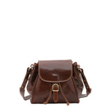 Borsa a secchiello da donna Vera pelle 5531-Marrone I Fratelli