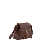 Borsa a secchiello da donna Vera pelle 5531-Marrone I Fratelli