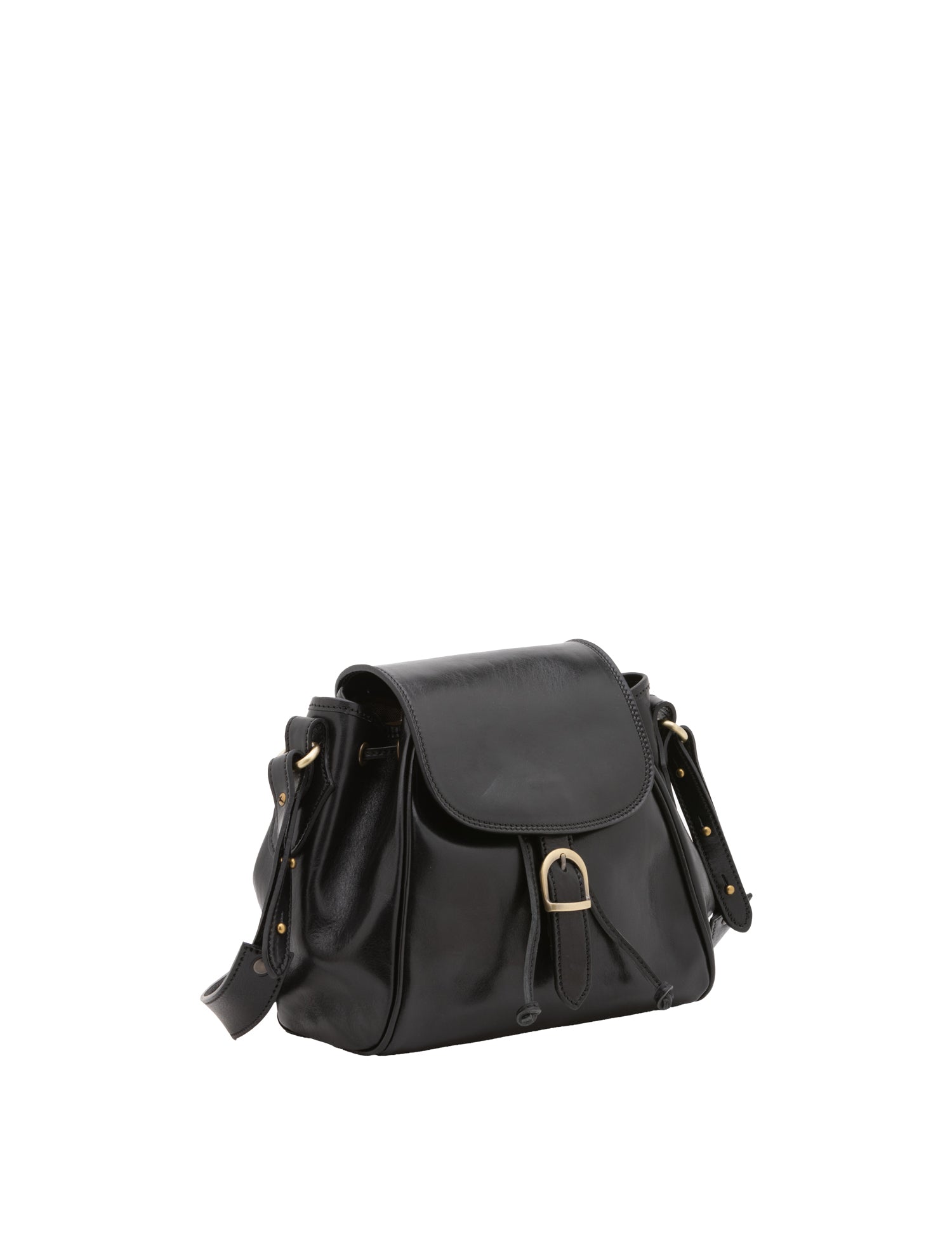 Borsa a secchiello da donna Vera pelle 5531-Nero I Fratelli