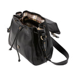 Borsa a secchiello da donna Vera pelle 5531-Nero I Fratelli