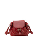 Borsa a secchiello da donna Vera pelle 5531-Rosso I Fratelli