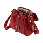 Borsa a secchiello da donna Vera pelle 5531-Rosso I Fratelli