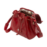 Borsa a secchiello da donna Vera pelle 5531-Rosso I Fratelli