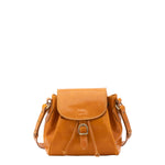 Borsa a secchiello da donna Vera pelle 5531-Senape I Fratelli