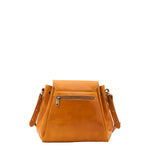Borsa a secchiello da donna Vera pelle 5531-Senape I Fratelli