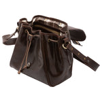 Borsa a secchiello da donna Vera pelle 5531-Tmoro I Fratelli