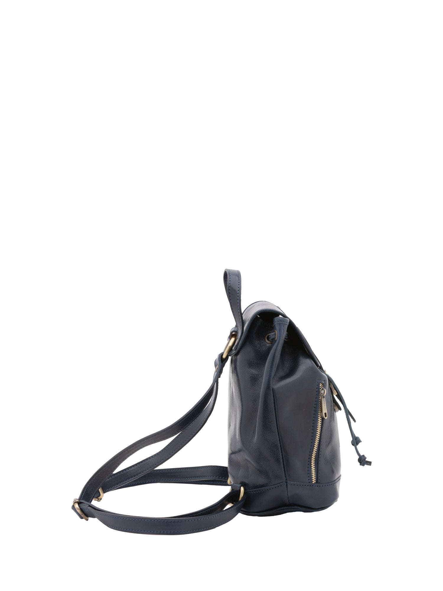 Borsa a spalla da donna Vera pelle 5532-Blu I Fratelli
