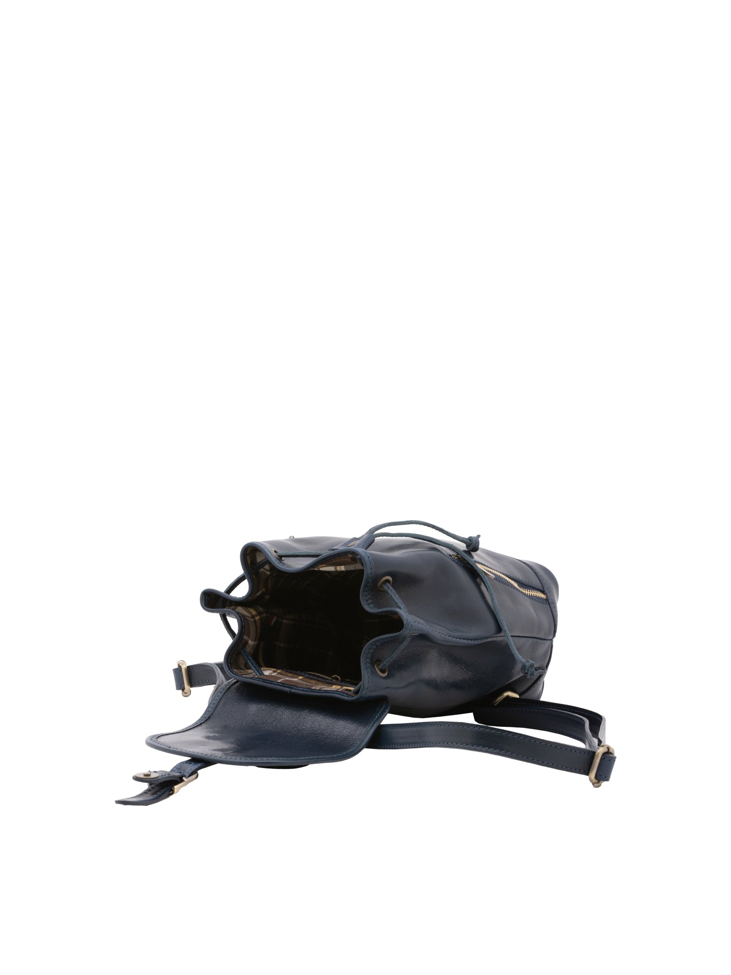 Borsa a spalla da donna Vera pelle 5532-Blu I Fratelli