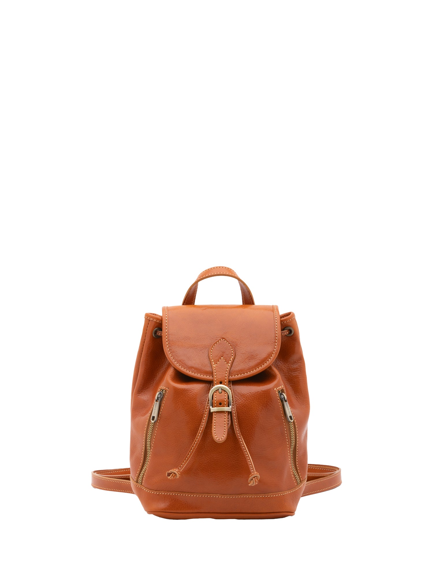 Borsa a spalla da donna Vera pelle 5532-Cognac I Fratelli