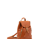 Borsa a spalla da donna Vera pelle 5532-Cognac I Fratelli