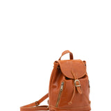 Borsa a spalla da donna Vera pelle 5532-Cognac I Fratelli