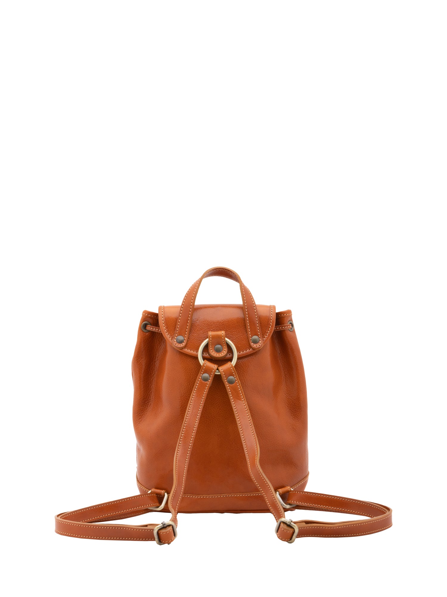 Borsa a spalla da donna Vera pelle 5532-Cognac I Fratelli