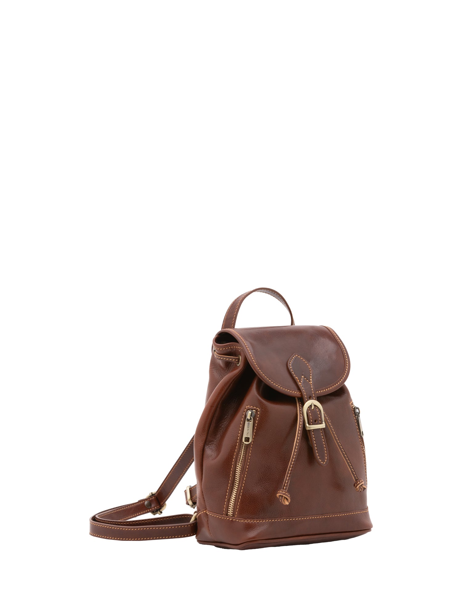 Borsa a spalla da donna Vera pelle 5532-Marrone I Fratelli