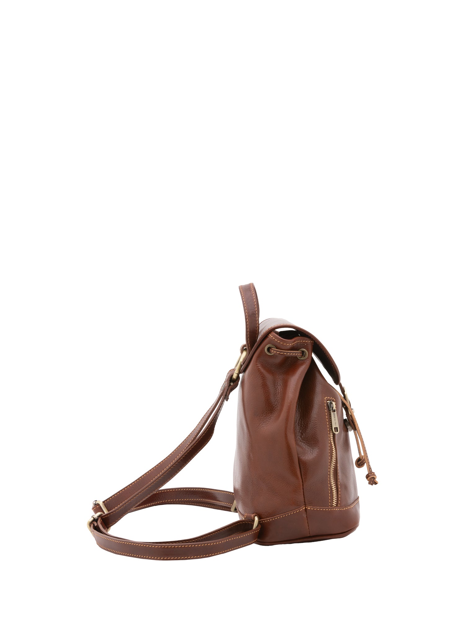 Borsa a spalla da donna Vera pelle 5532-Marrone I Fratelli
