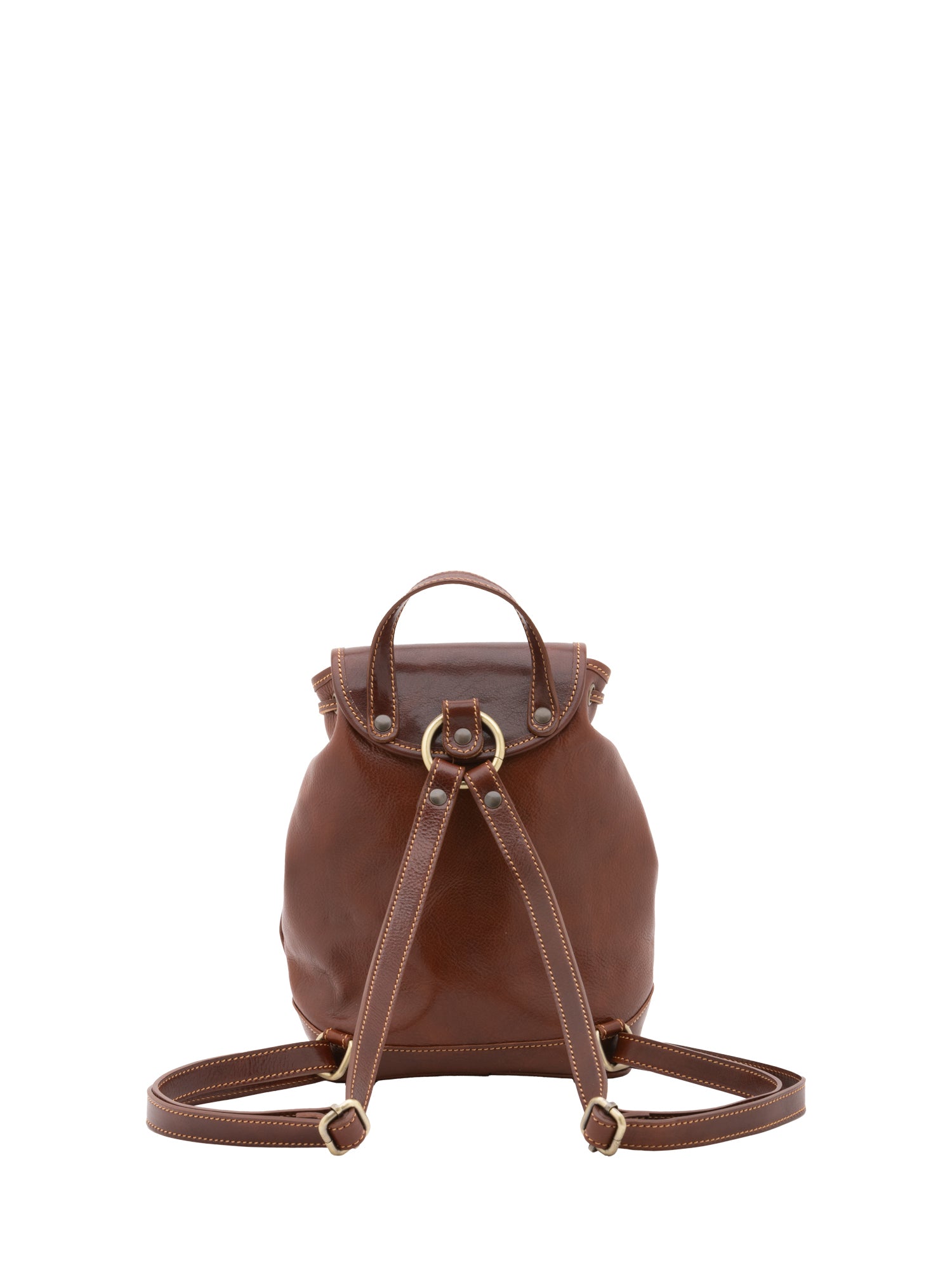 Borsa a spalla da donna Vera pelle 5532-Marrone I Fratelli