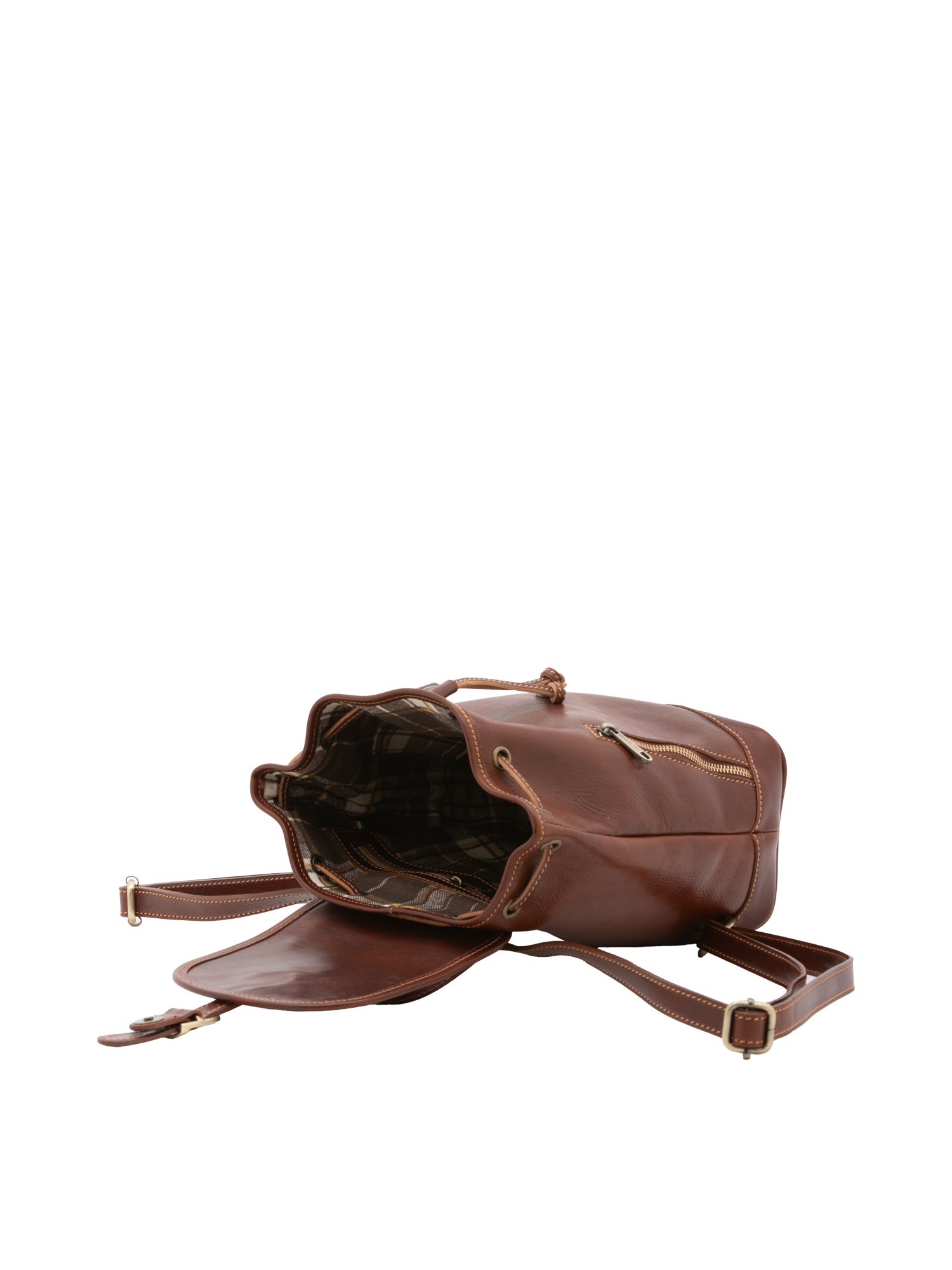 Borsa a spalla da donna Vera pelle 5532-Marrone I Fratelli