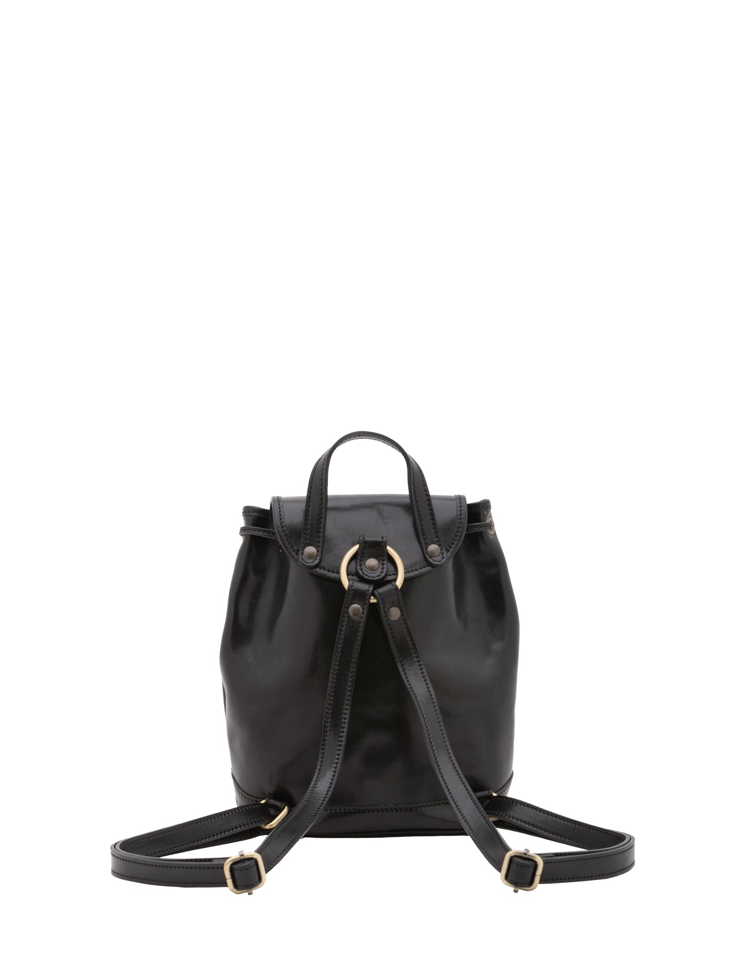 Borsa a spalla da donna Vera pelle 5532-Nero I Fratelli