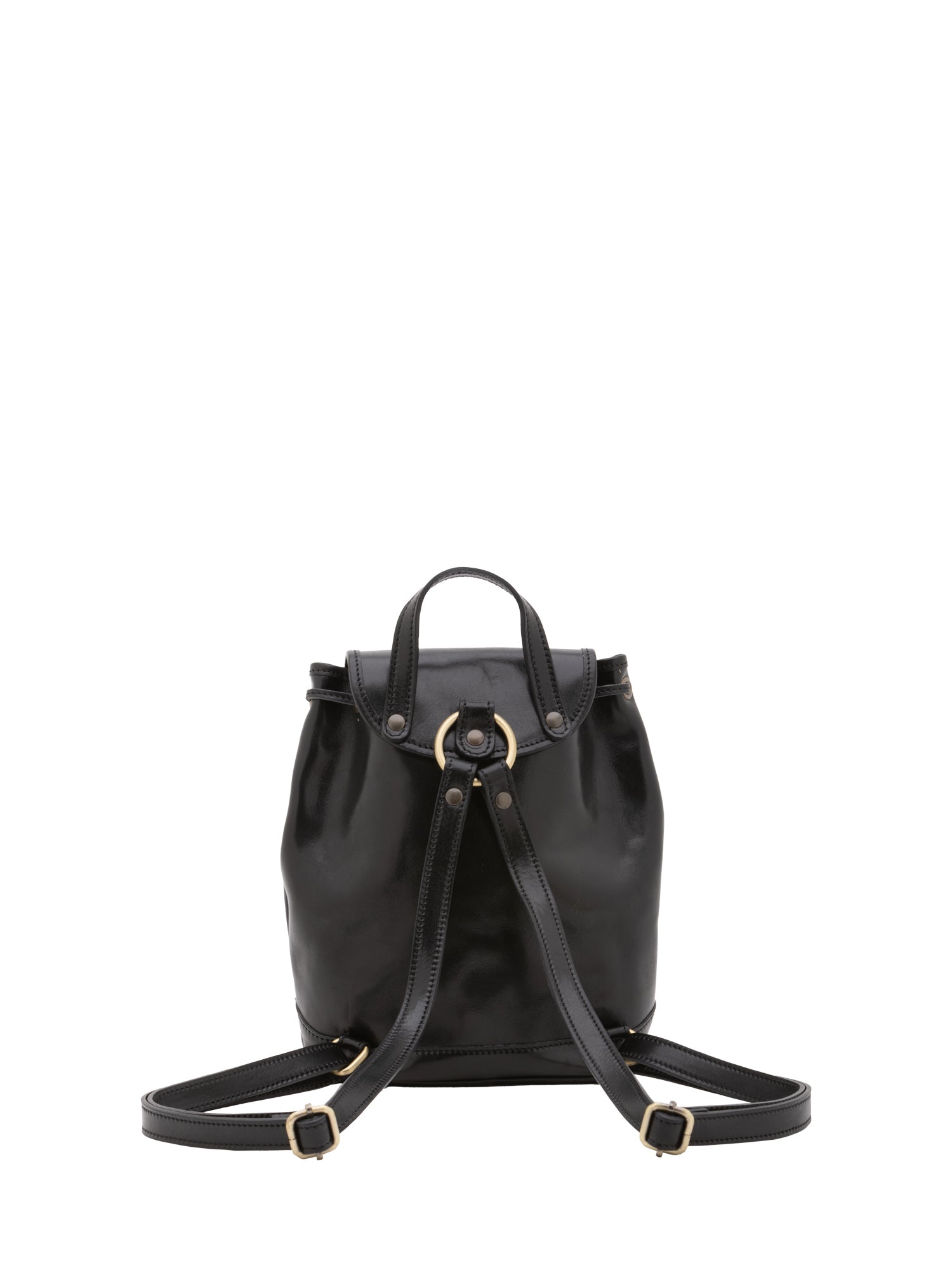 Borsa a spalla da donna Vera pelle 5532-Nero I Fratelli