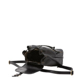 Borsa a spalla da donna Vera pelle 5532-Nero I Fratelli