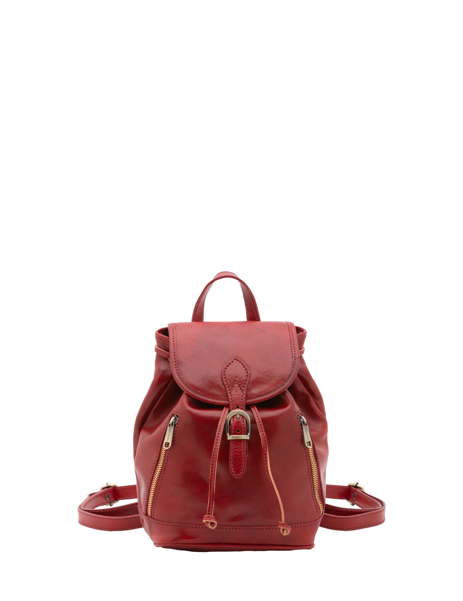 Borsa a spalla da donna Vera pelle 5532-Rosso I Fratelli