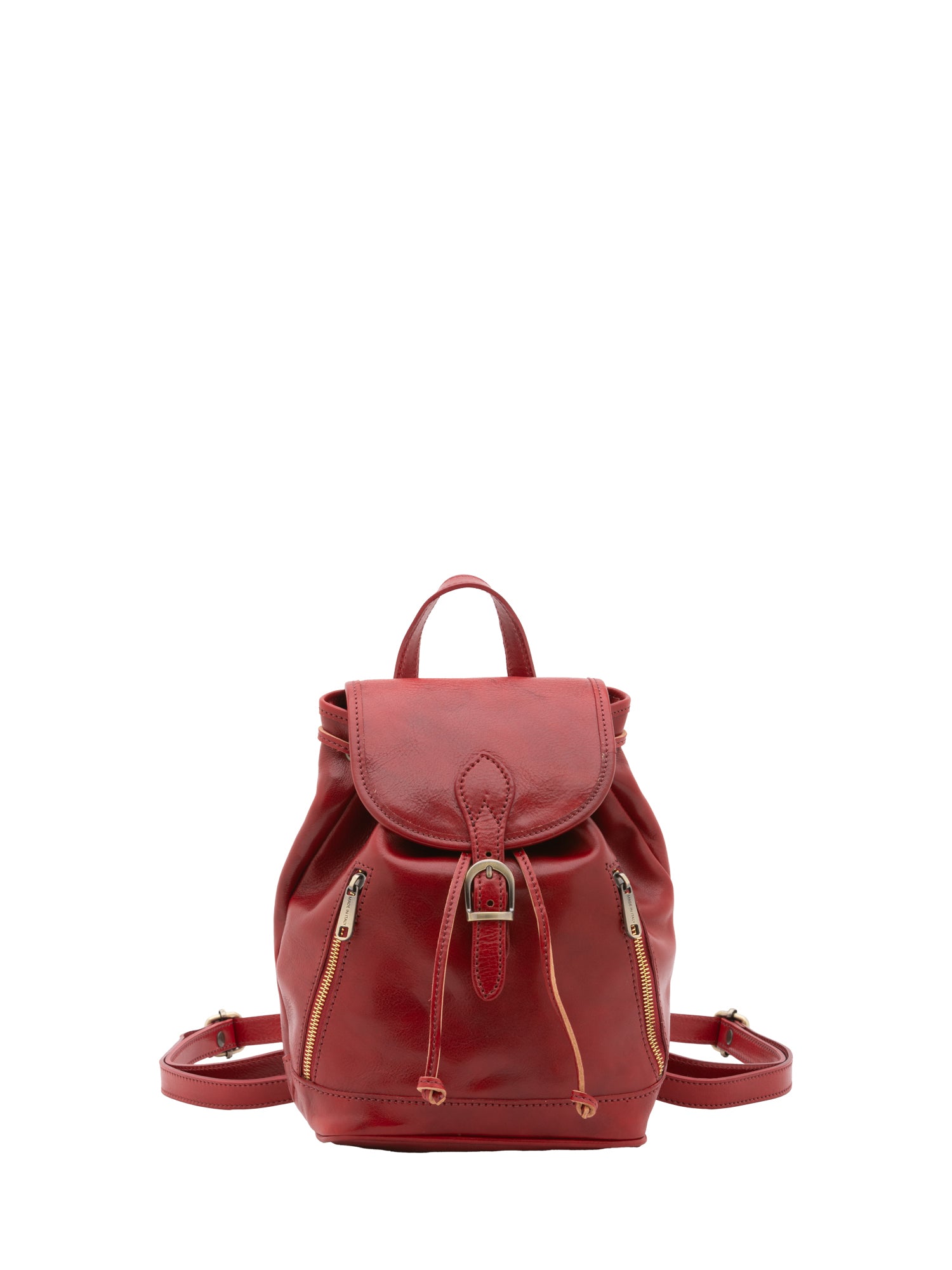 Borsa a spalla da donna Vera pelle 5532-Rosso I Fratelli