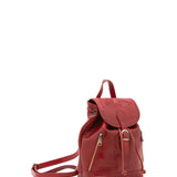 Borsa a spalla da donna Vera pelle 5532-Rosso I Fratelli