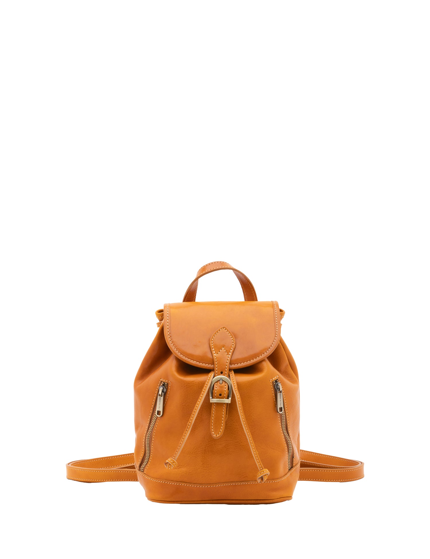 Borsa a spalla da donna Vera pelle 5532-Senape I Fratelli