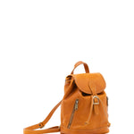 Borsa a spalla da donna Vera pelle 5532-Senape I Fratelli