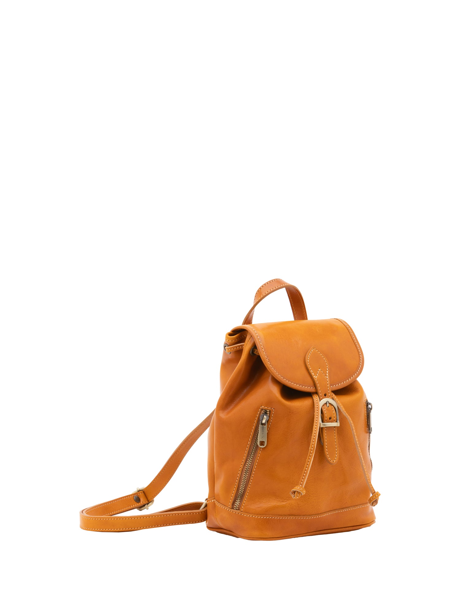 Borsa a spalla da donna Vera pelle 5532-Senape I Fratelli