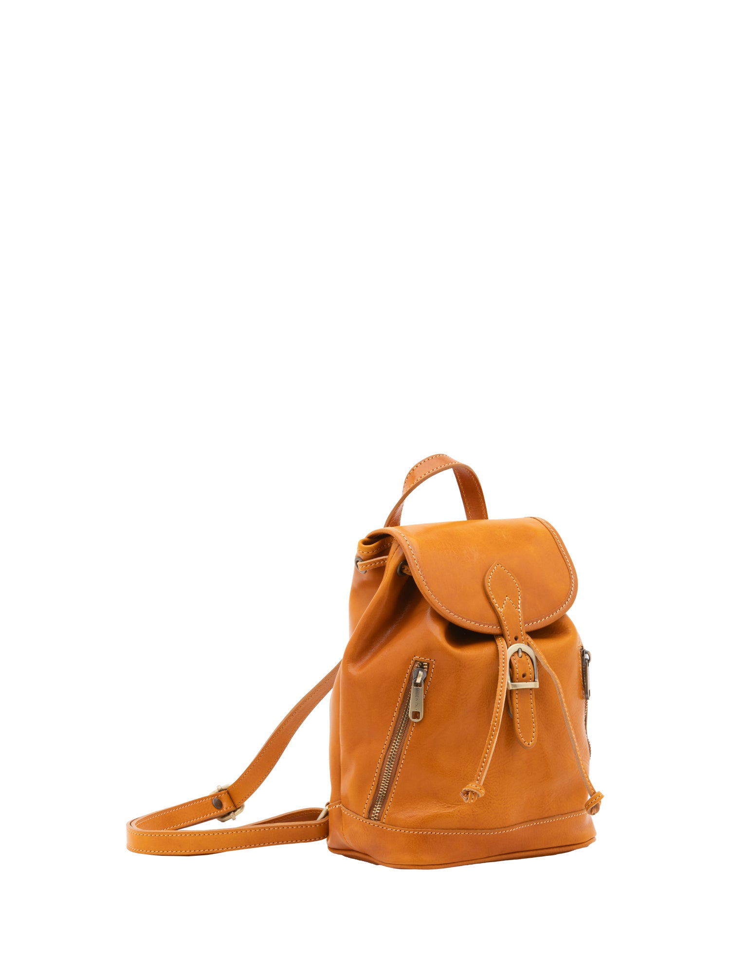 Borsa a spalla da donna Vera pelle 5532-Senape I Fratelli