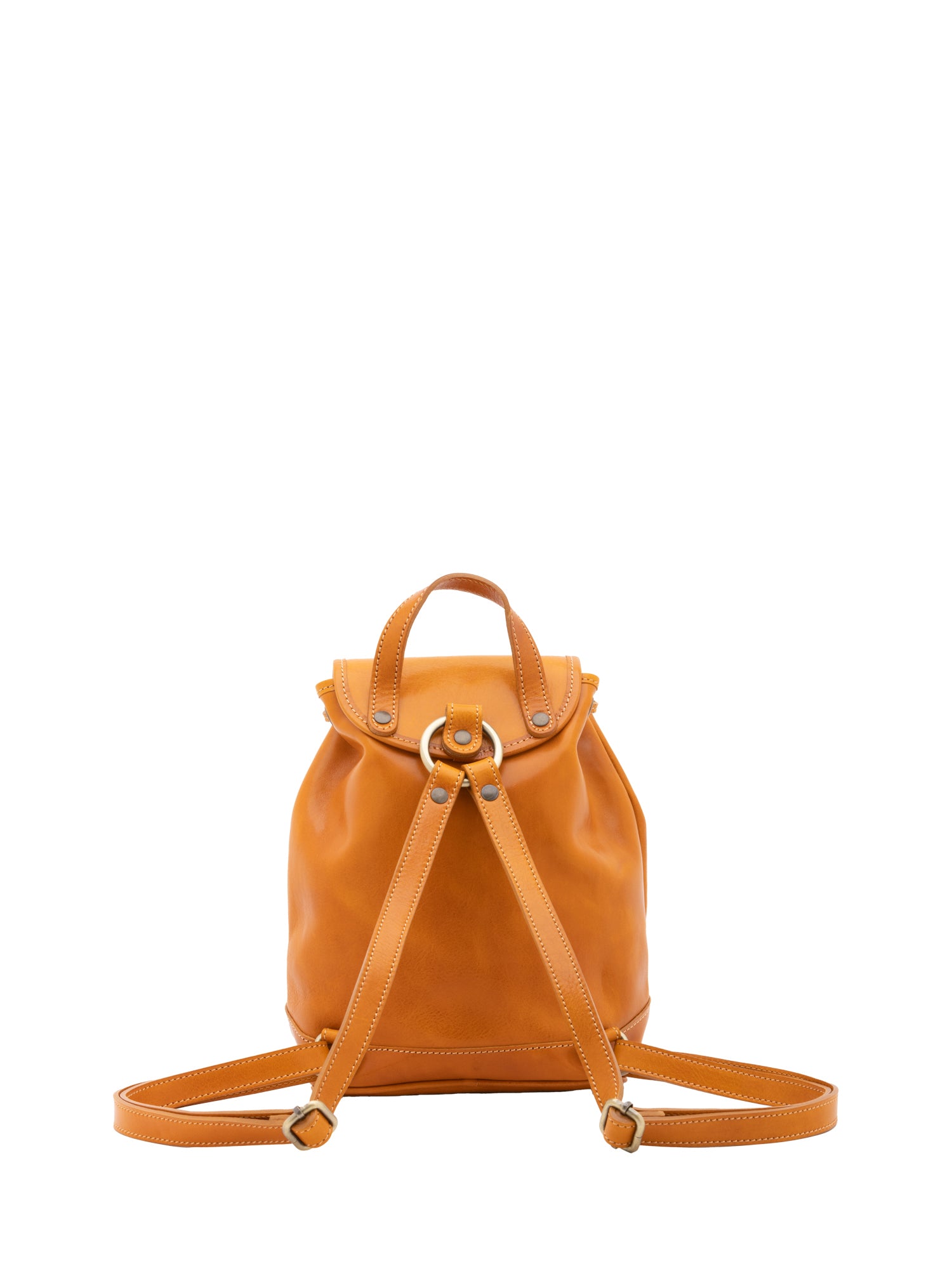Borsa a spalla da donna Vera pelle 5532-Senape I Fratelli