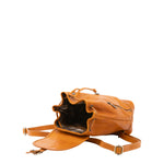 Borsa a spalla da donna Vera pelle 5532-Senape I Fratelli
