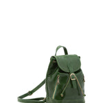 Borsa a spalla da donna Vera pelle 5532-Verde I Fratelli