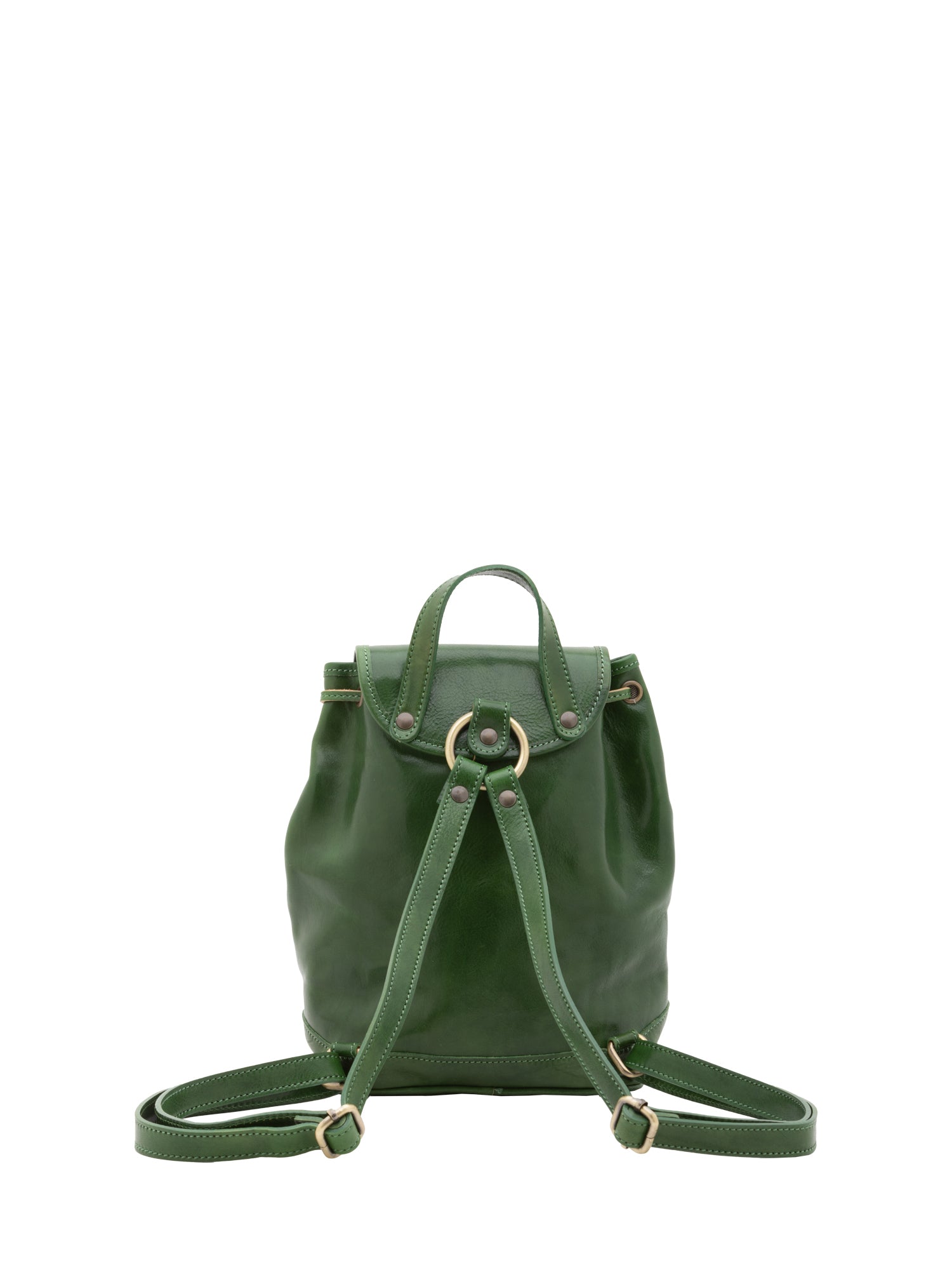 Borsa a spalla da donna Vera pelle 5532-Verde I Fratelli