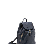 Borsa a spalla da donna 100% pelle artigianale 5533-Blu I Fratelli