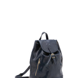 Borsa a spalla da donna 100% pelle artigianale 5533-Blu I Fratelli