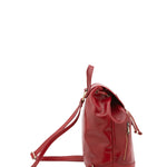 Borsa a spalla da donna 100% pelle artigianale 5533-Rosso I Fratelli