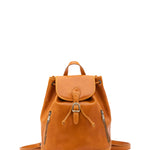 Borsa a spalla da donna 100% pelle artigianale 5533-Senape I Fratelli
