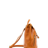 Borsa a spalla da donna 100% pelle artigianale 5533-Senape I Fratelli