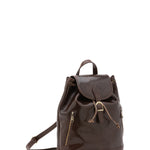 Borsa a spalla da donna 100% pelle artigianale 5533-Tmoro I Fratelli