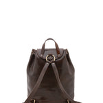 Borsa a spalla da donna 100% pelle artigianale 5533-Tmoro I Fratelli