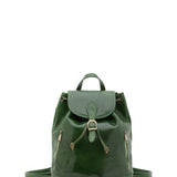 Borsa a spalla da donna 100% pelle artigianale 5533-Verde I Fratelli