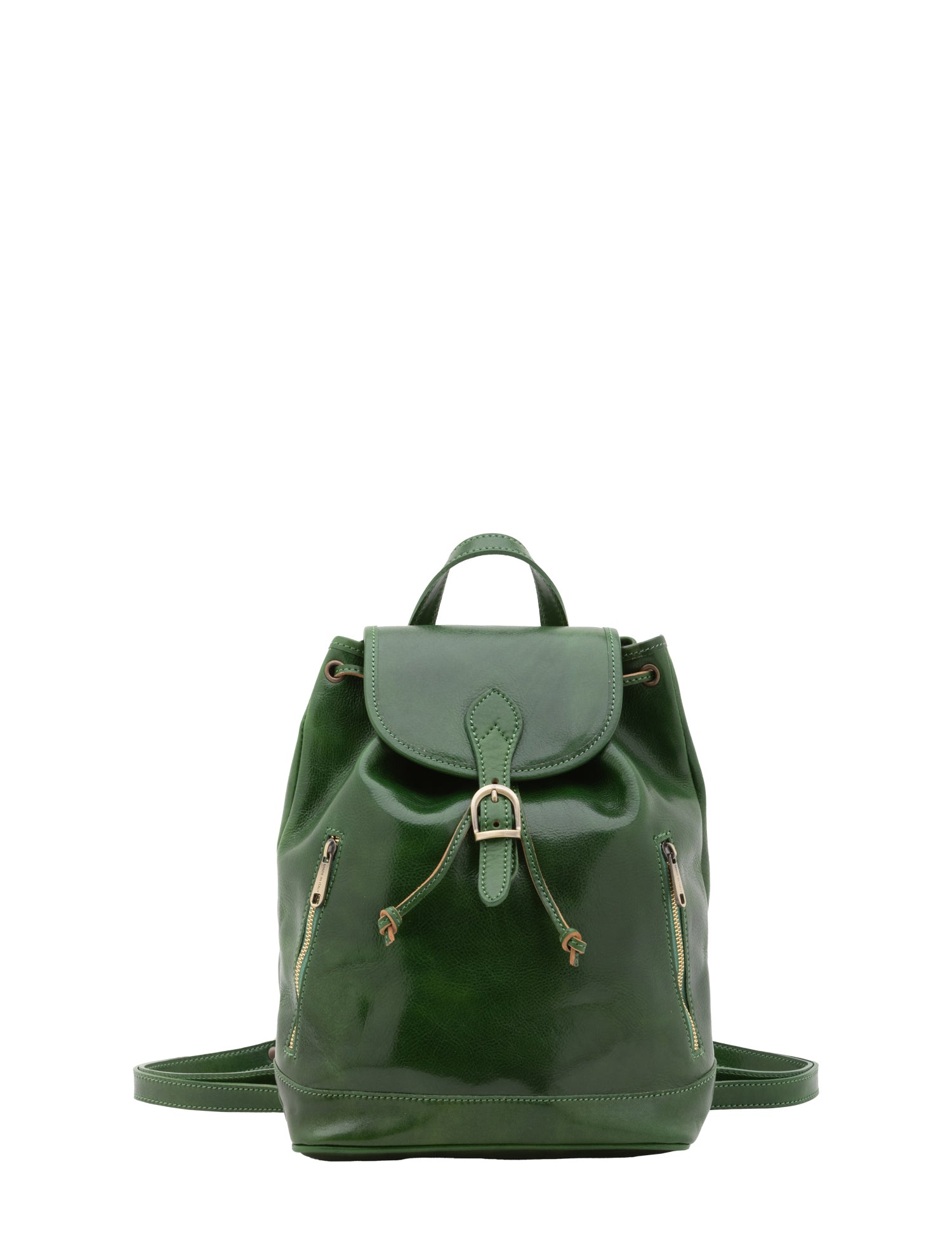 Borsa a spalla da donna 100% pelle artigianale 5533-Verde I Fratelli