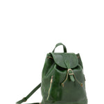 Borsa a spalla da donna 100% pelle artigianale 5533-Verde I Fratelli