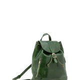 Borsa a spalla da donna 100% pelle artigianale 5533-Verde I Fratelli