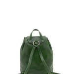 Borsa a spalla da donna 100% pelle artigianale 5533-Verde I Fratelli