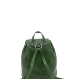 Borsa a spalla da donna 100% pelle artigianale 5533-Verde I Fratelli