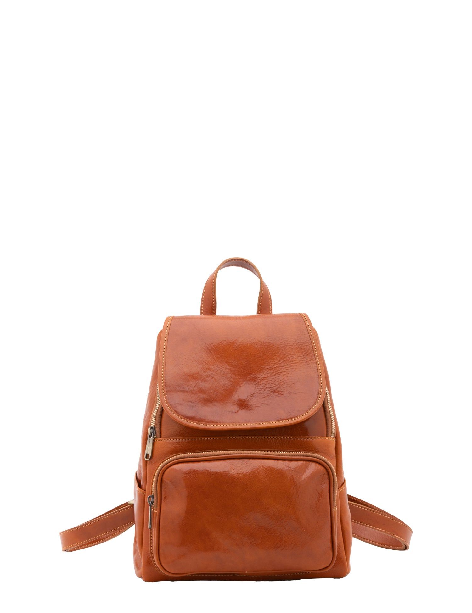 Borsa a spalla da donna Vera pelle 5534-Cognac I Fratelli