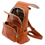 Borsa a spalla da donna Vera pelle 5534-Cognac I Fratelli